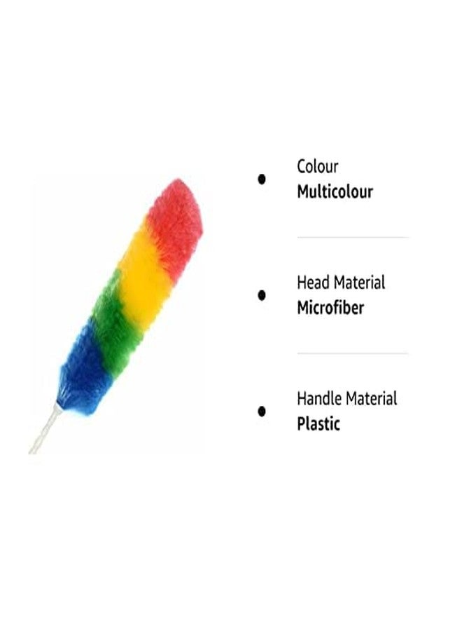 ROYALTECH Microfiber Duster Exterior Scratch Free Cleaning Tool for, Dust Brush for Truck, Pickup, SUV, RV, Motorcycle, Vehicles Cleaning,(Multicolor) (Rainbow Duster). - Image 3